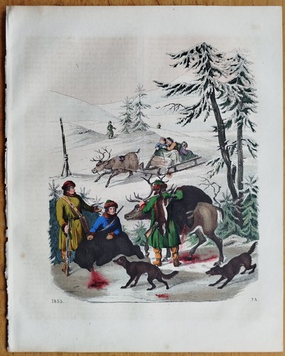 Szene aus lappland buch der - aus,