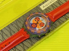 Swatch Aqua Chrono - RED