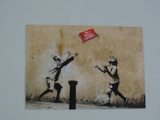 1x Postkarten Ball spielen