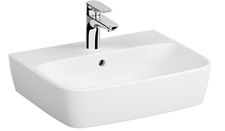 Vitra Shift Waschtisch 55 x 43 cm, weiß mit Überlauf und Hahnloch 7076B003-0001