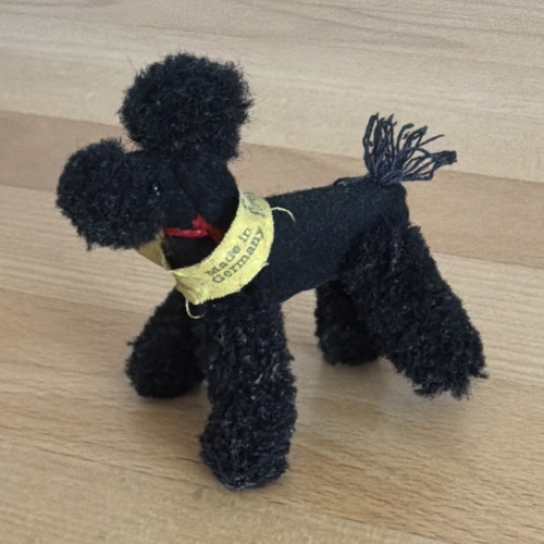 Steiff pudel hund schwarz mini - steiff,