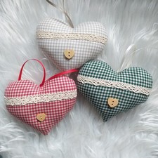 3 Herzen Dekoherz Stoffherz