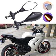 Motorrad Spiegel Blinker Rückspiegel Für Kawasaki Ninja 250R 500R 650R ZX6R