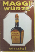 Blechschild "Maggi Würze"