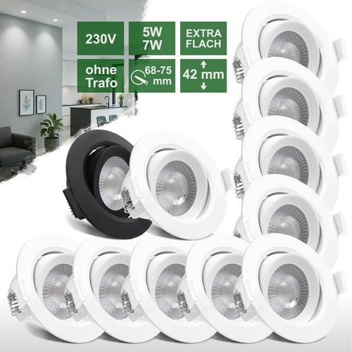 Led einbaustrahler decken - einbaustrahler,