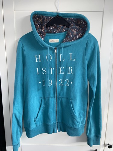 Hollister kapuzenjacke türkis - hollister,