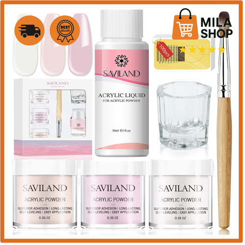Saviland acryl nagelset - acryl,