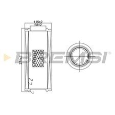 ORIGINAL® Bremsi Luftfilter