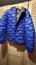 Daunenjacke blauer a jacke - daunenjacke,