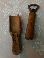 Ostalgie alte DDR Zucker Schippe und Flaschenöffner, gebraucht