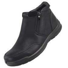 Herren Stiefeletten Boots Gefüttert Männer Stiefel Schwarz 72419