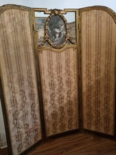 Paravent Raumteiler antik Frankreich Brocante