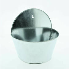 Zink Wandampel Wandtopf Pflanzgefäß 19x10xH11/20cm Garten Pflanztopf Metall Topf