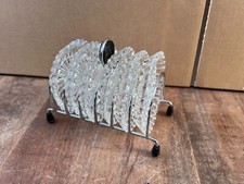 GLAS UNTERSETZER VINTAGE