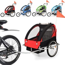 Kinderanhänger 2 in 1 Kinder Anhänger Fahrradanhänger Kinderfahrradanhänger