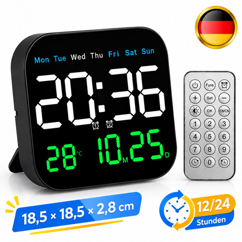 Große digitaluhr wanduhr - große, mit