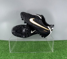 Nike Tiempo Mystic AG 366181-018 US8,5 UK7,5 Schwarz Schuhe Stollen Herren Fu...