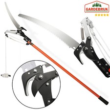 Teleskop Astsäge Teleskopsäge Astschere Seilzug Gummierter Griff Gartensäge 