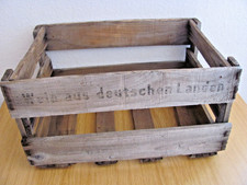 Alte Weinkiste aus Holz Original Vintage 1960er Jahre LxBxH: ca. 46x31,5x25 cm