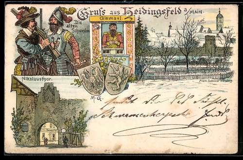 Lithographie heidingsfeld - lithographie, a