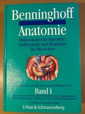 Benninghoff Anatomie Band 1 Makroskopische Anatomie, Embryologie, ...