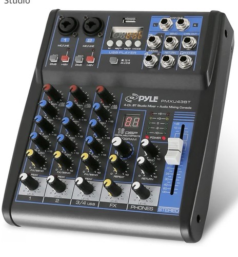 Pyle audio mixer - audio, kanal
