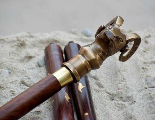 Vintage messing berg - vintage, ziege
