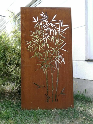 Edelrost garten sichtschutz - garten,