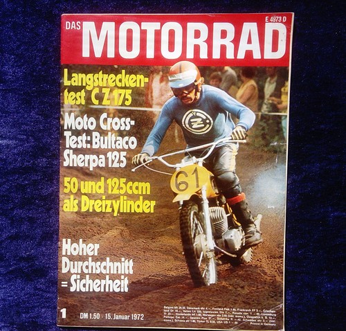 Motorrad 1972 test - cz, 175