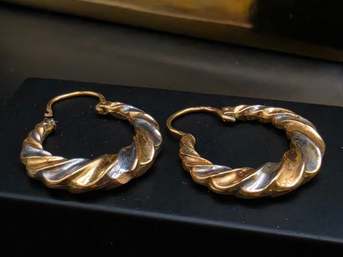 Ohrringe gelbgold 750 18 - /,
