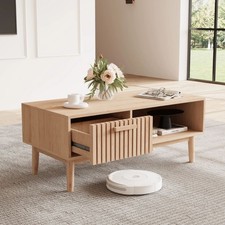 Massiver Couchtisch aus Holz