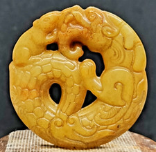 Antiker alter Jade Hetian