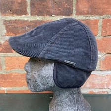 Stetson Tomah Flat Cat Herren große Cord faltbare Ohrenklappe Jagd Outdoor