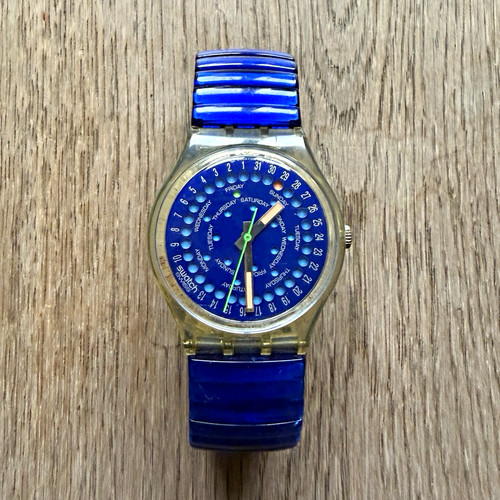 Vintage armbanduhr swatch gent - vintage-armbanduhr,