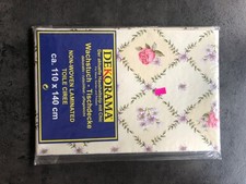 Wachstischtuch- Wachstuch-Tischdecke - 110 x 140 cm - abwischbar - Retro - beige