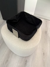 Blomus ** Brotkorb ** Stofftasche im Korb ** Edelstahl ** schwarz