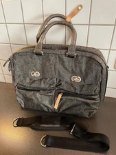 Original QWSTION Tasche Handtasche Bag Grau Schwarz