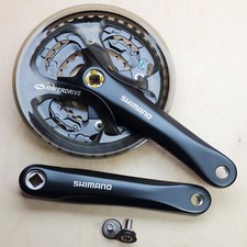 Shimano FC-M361 Kurbel 3-fach 42 32 22 Zähne 7/8 fach Kurbellänge 170 mm schwarz