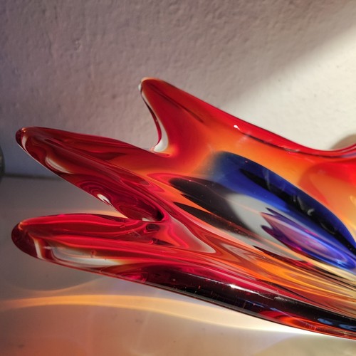Gigantische muranoglas schale - muranoglas,