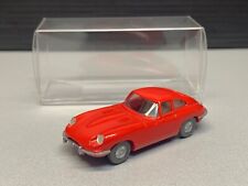Jaguar E-Type Coupe Sportwagen Oldtimer classic sport car rot 2n Wiking H0 1:87 