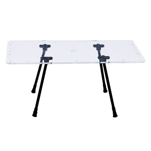 Acryltisch mit metallbeinen - acryltisch,