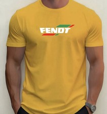 FENDT T-Shirt Herren XL Gelb 🍀
