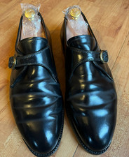 Alden Style #1655 Shell Cordovan Monk Strap - Black - Size 8.5 E