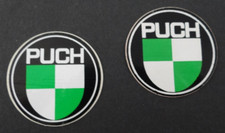 2 Stück Werbe-Aufkleber Puch