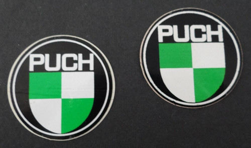 Stück werbe aufkleber puch - werbe-aufkleber,