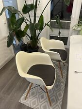 6xVitra Eames Plastic Armchair weiß