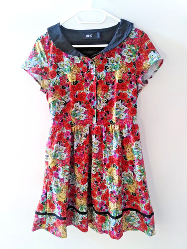 Kleid iron fist damen - s,