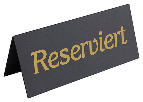 Reserviert schild tisch - x,