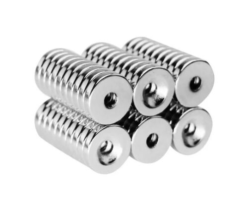 10x neodym magnete - neodym, loch