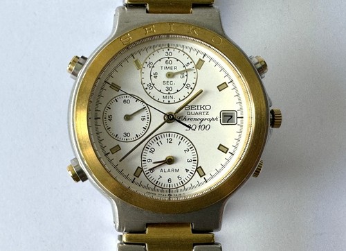 Seiko 100 chronograph para - sq,